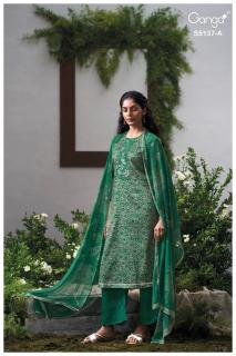 Ganga surveen 5137 wholesaler for varli print dress material at mt market inore